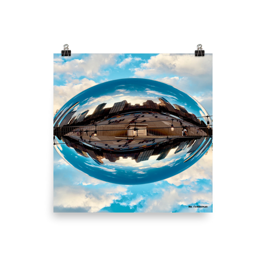 Chicago Bean Matte-Finish Poster