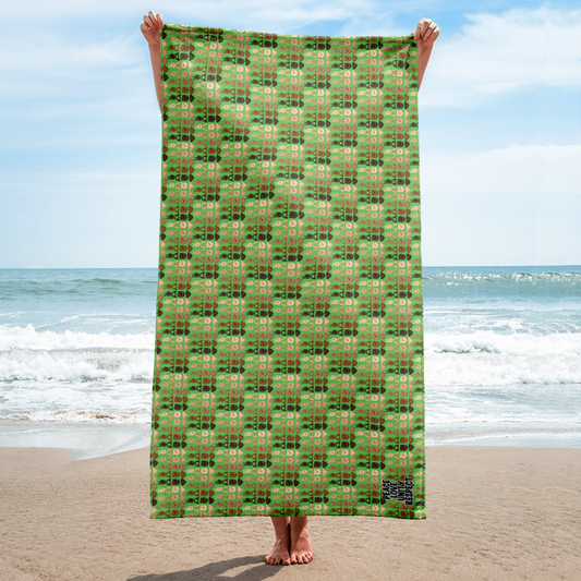 PLURmoji Beach Towel .001 - Green