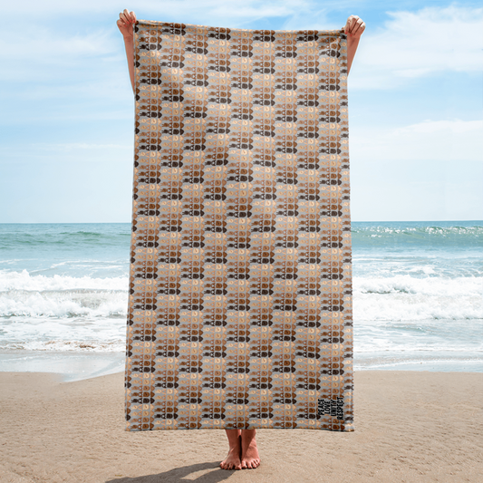 PLURmoji Beach Towel .001 - Gray