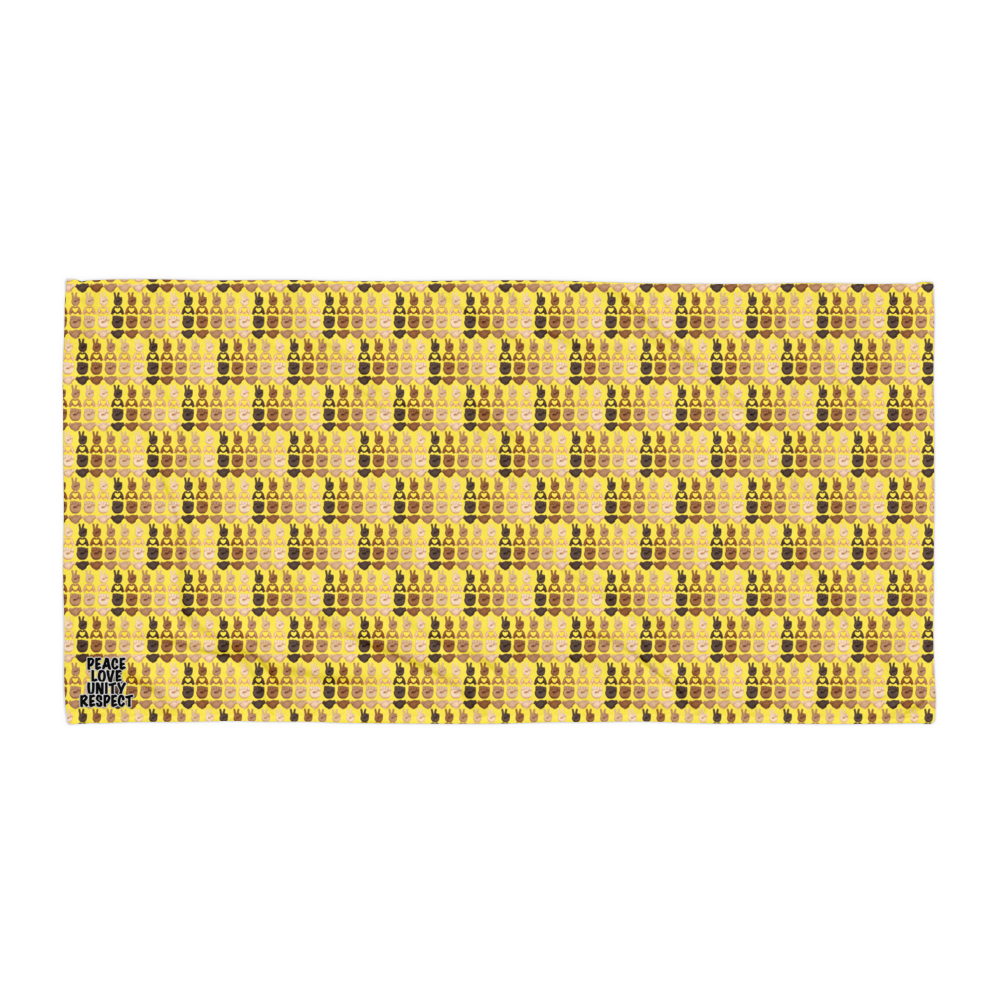 PLURmoji Beach Towel .001 - Yellow