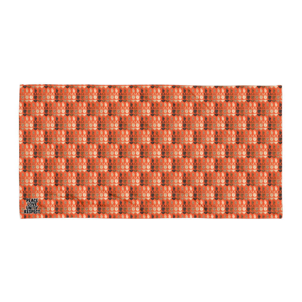 PLURmoji Beach Towel .001 - Orange