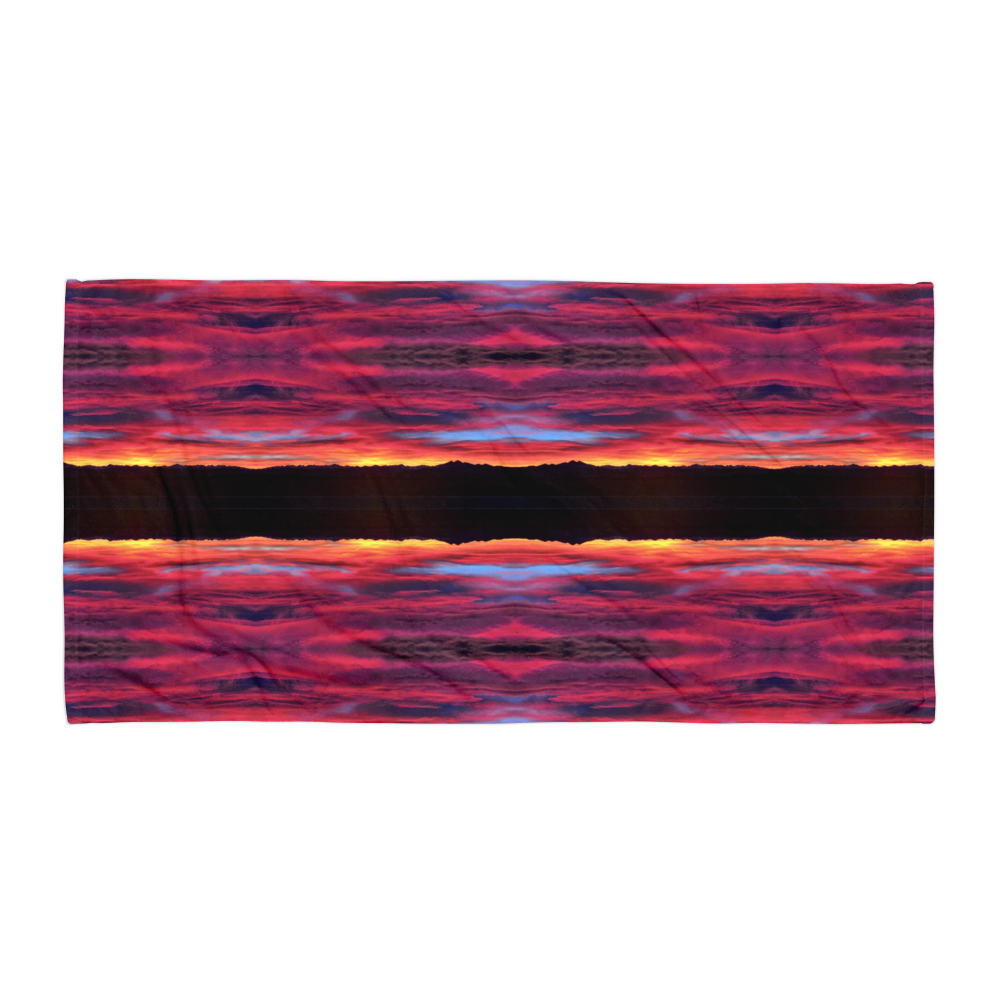Mountain Sunset Towel