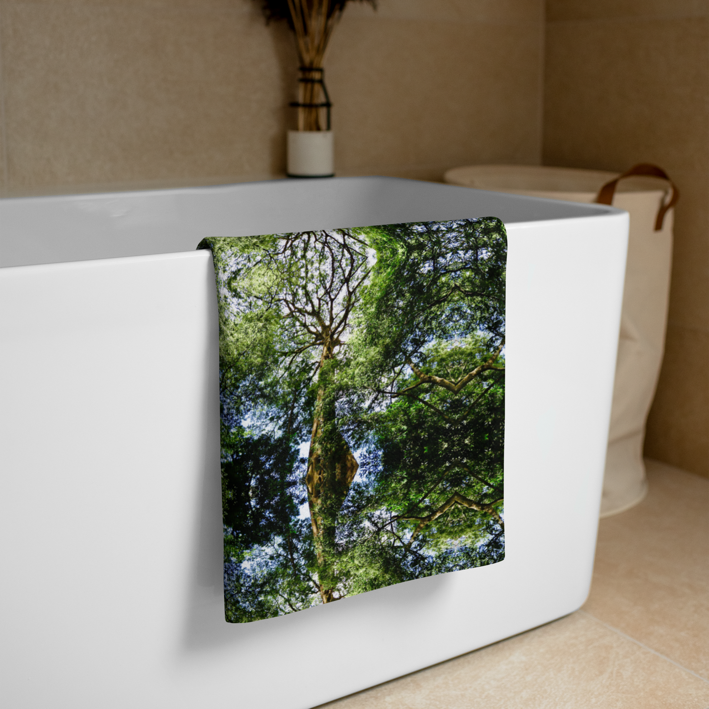 Kaleidocope Trees Towel