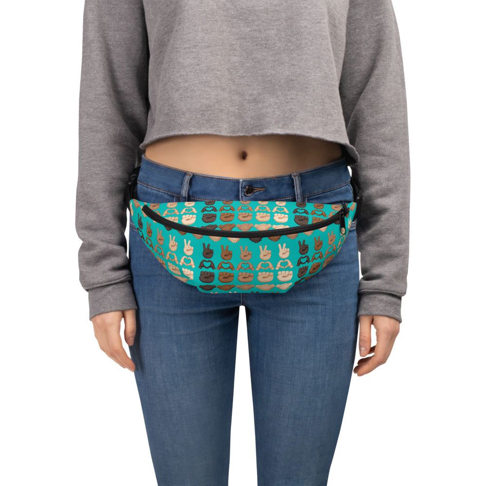 PLURmoji Fanny Pack - Teal