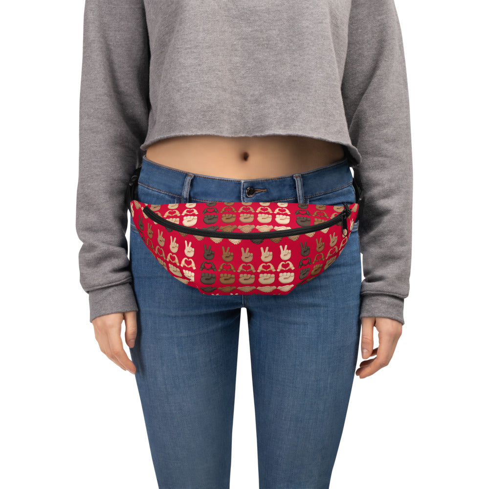 PLURmoji Fanny Pack - Red
