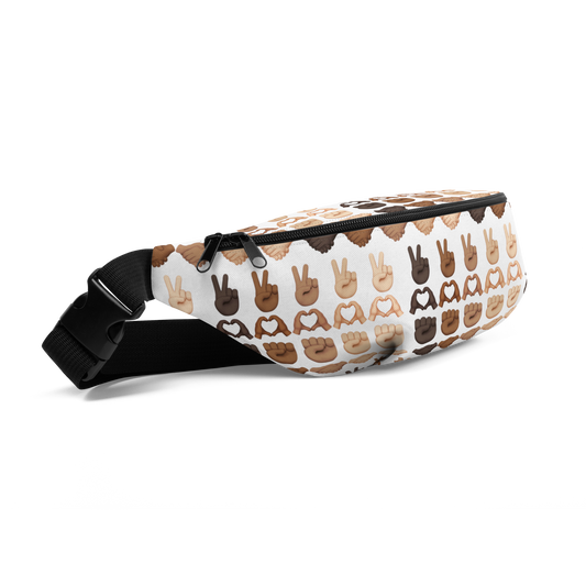 PLURmoji Fanny Pack - White