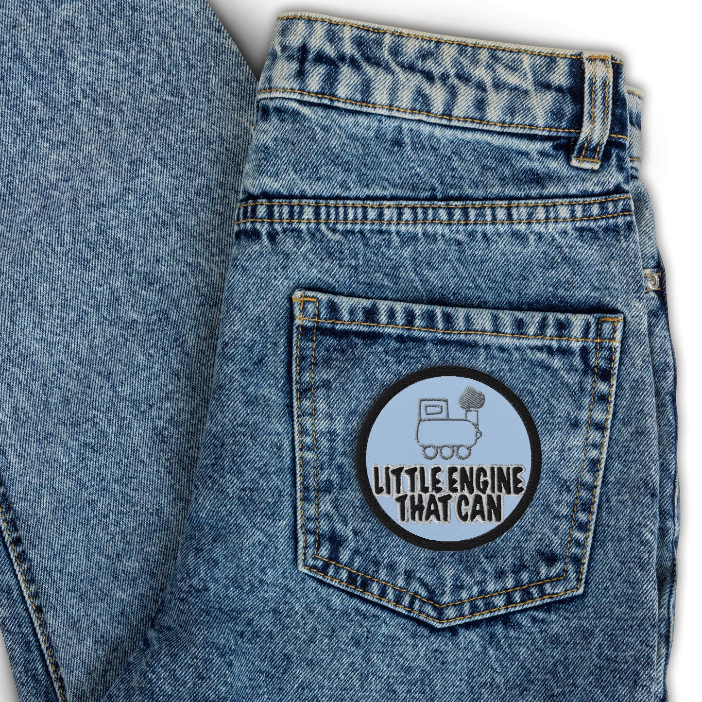 Little Engine That Can: Embroidered Patches