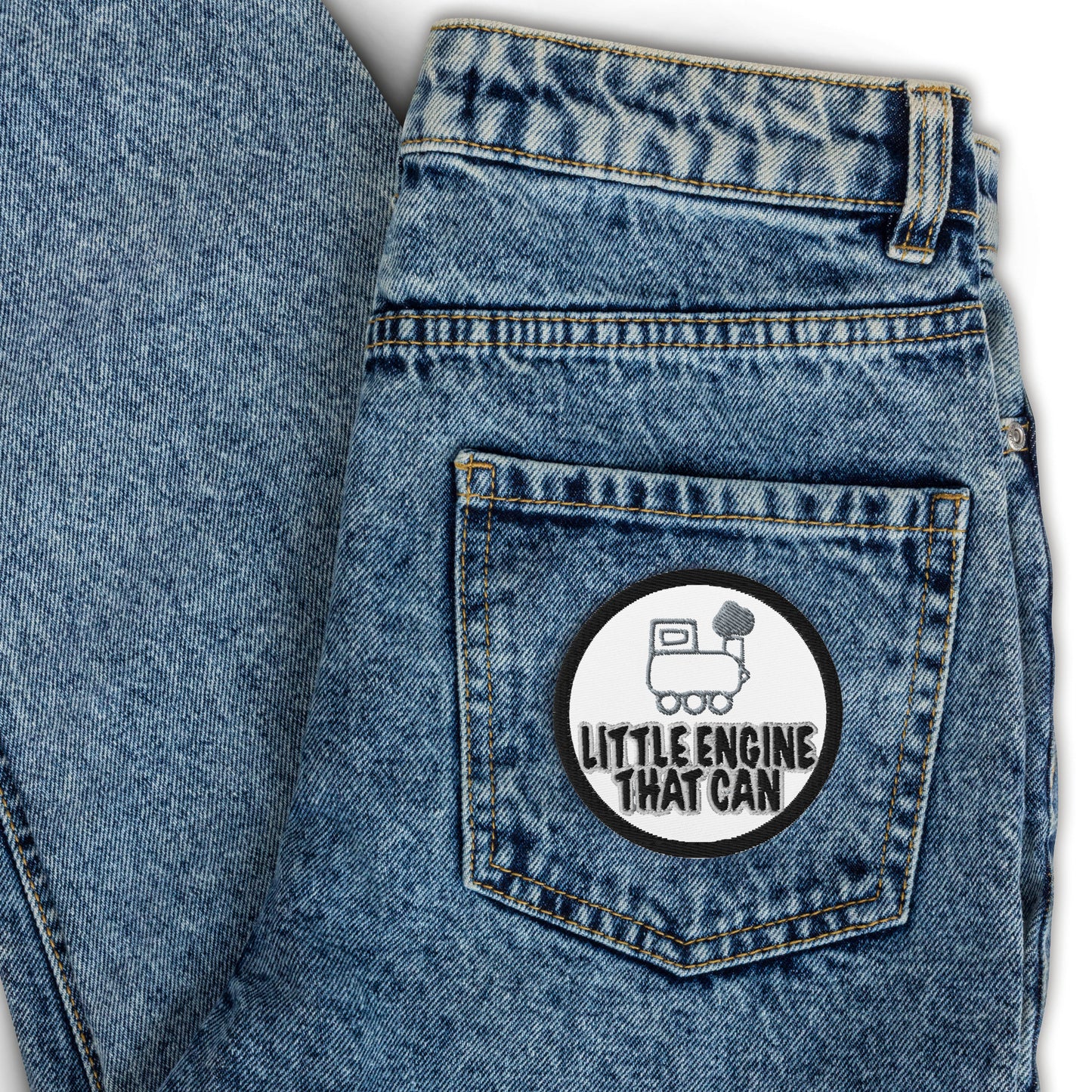 Little Engine That Can: Embroidered Patches