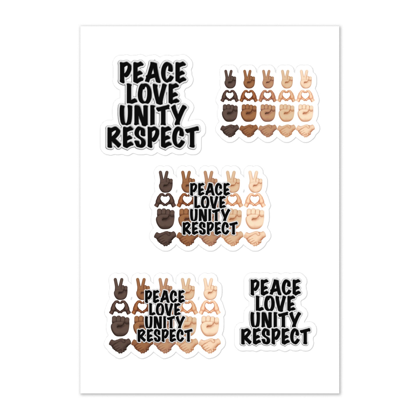 PLURmoji Sticker sheet