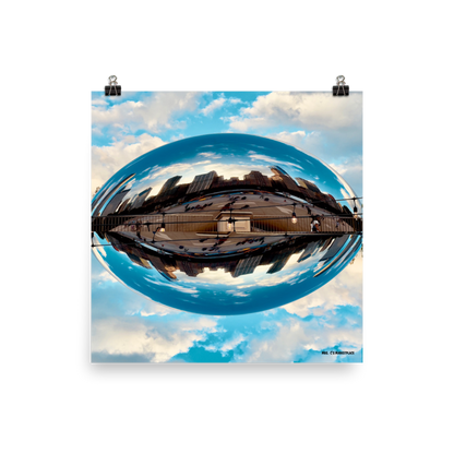 Chicago Bean Matte-Finish Poster