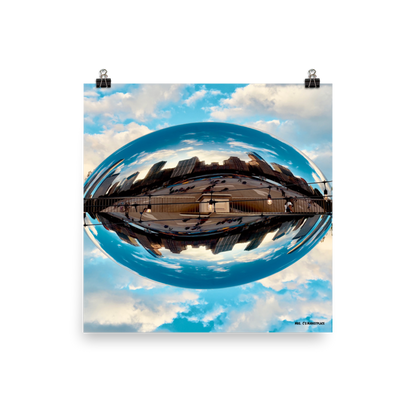 Chicago Bean Matte-Finish Poster