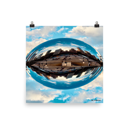 Chicago Bean Matte-Finish Poster