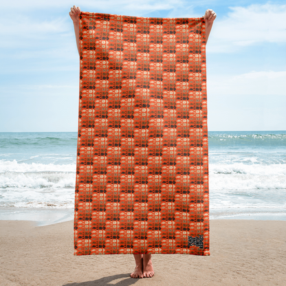PLURmoji Beach Towel .001 - Orange