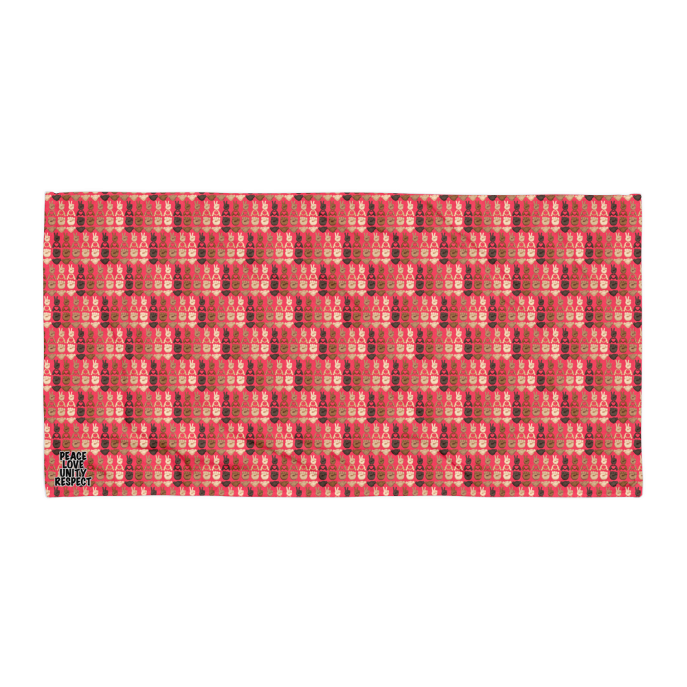 PLURmoji Beach Towel .001 - Pink