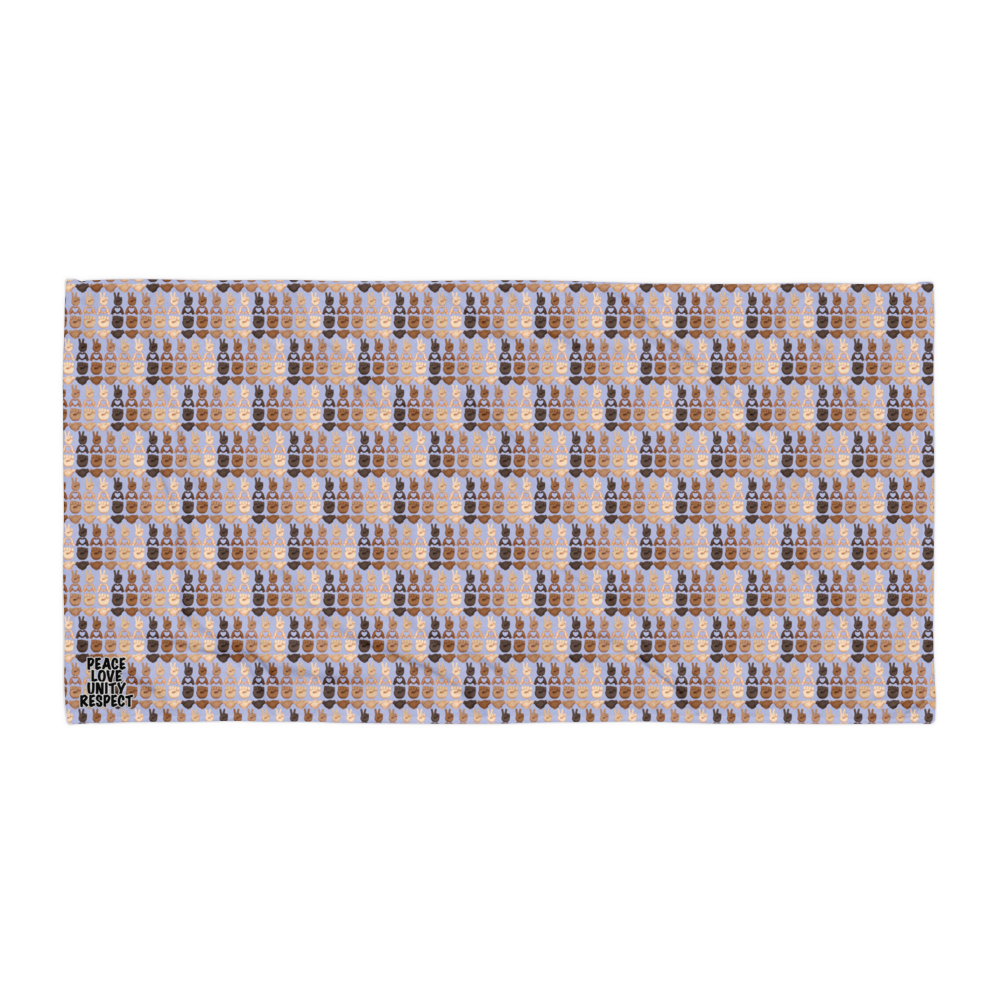 PLURmoji Beach Towel .001 - Purple
