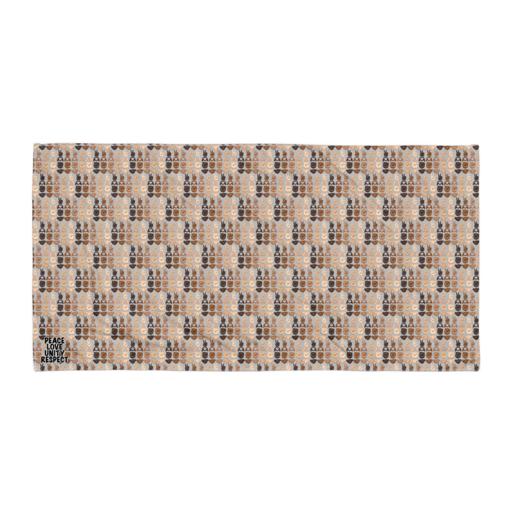 PLURmoji Beach Towel .001 - Gray
