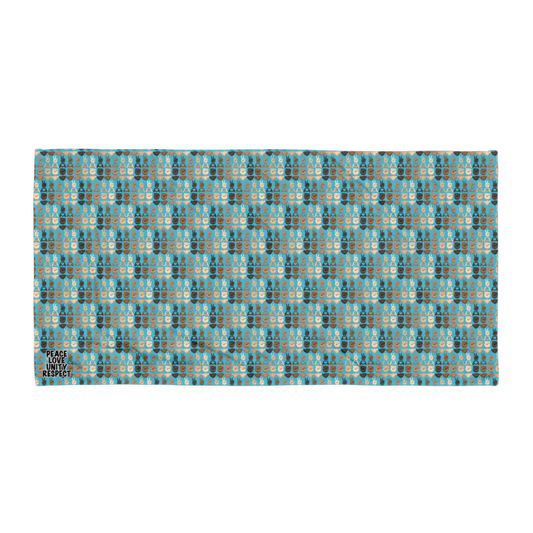 PLURmoji Beach Towel .001 - Blue