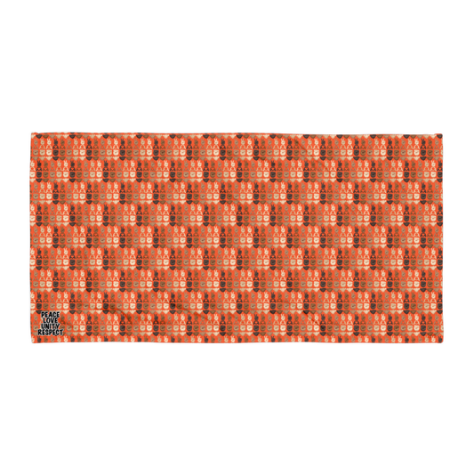PLURmoji Beach Towel .001 - Orange