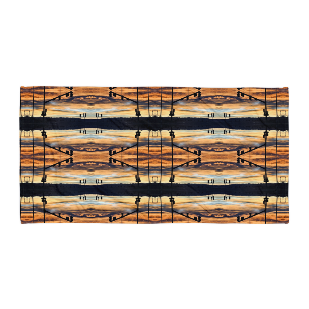 Denver Moutains Beach Towel