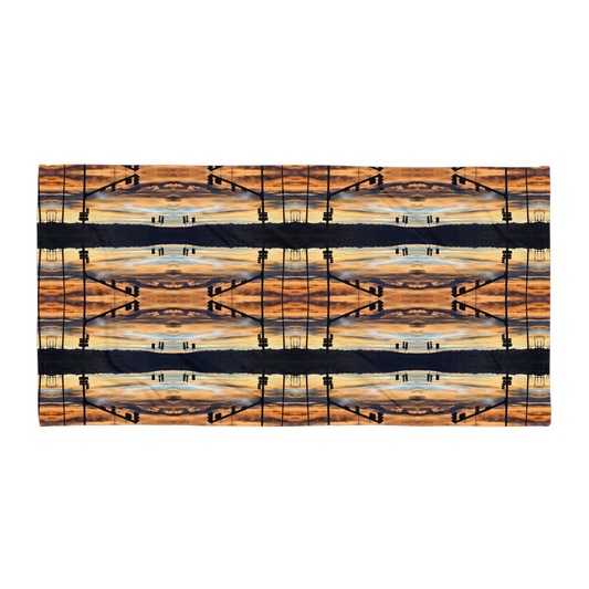 Denver Moutains Beach Towel