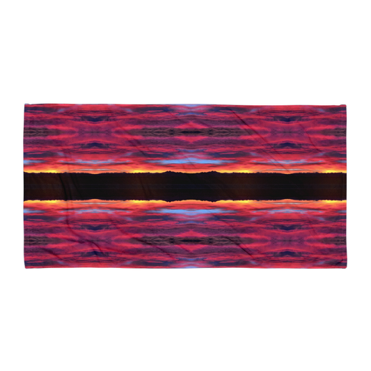 Mountain Sunset Towel