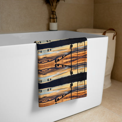 Denver Moutains Beach Towel