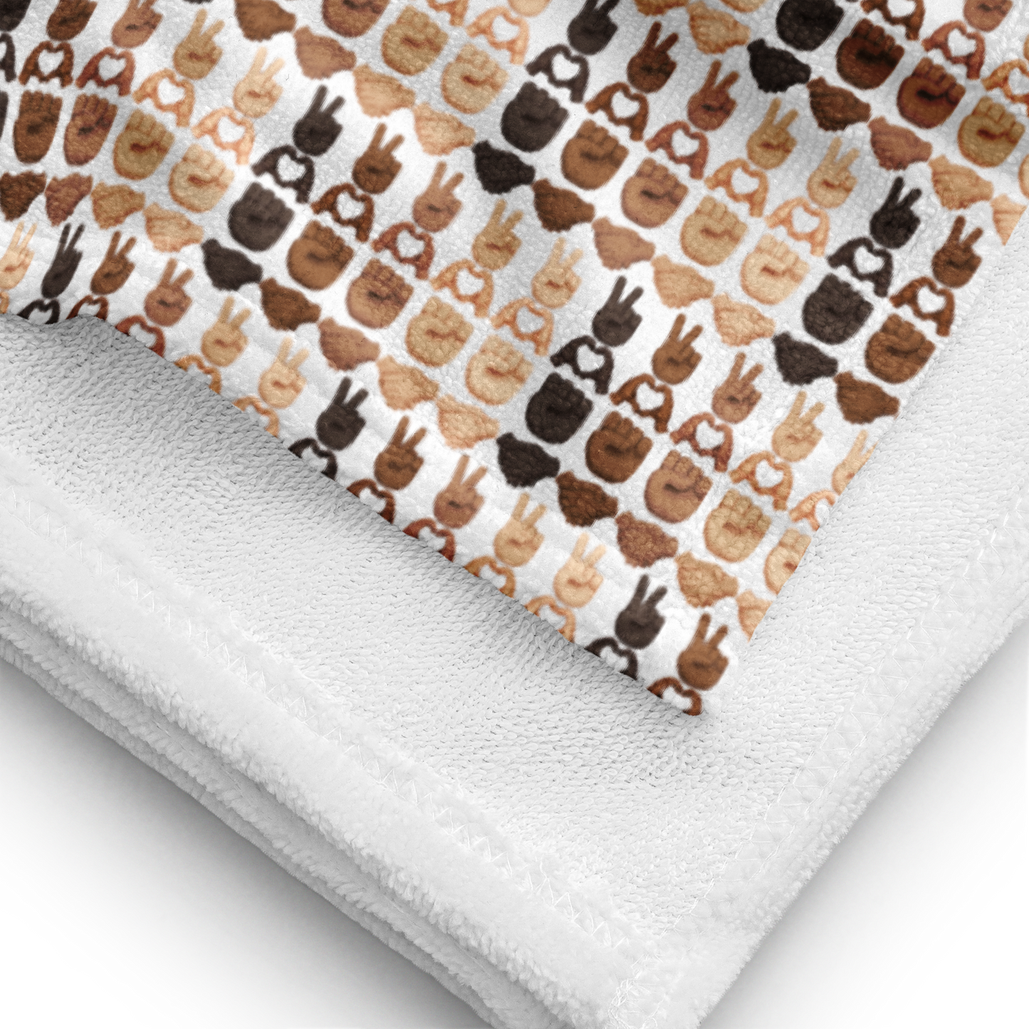 PLURmoji Beach Towel .001 -  White