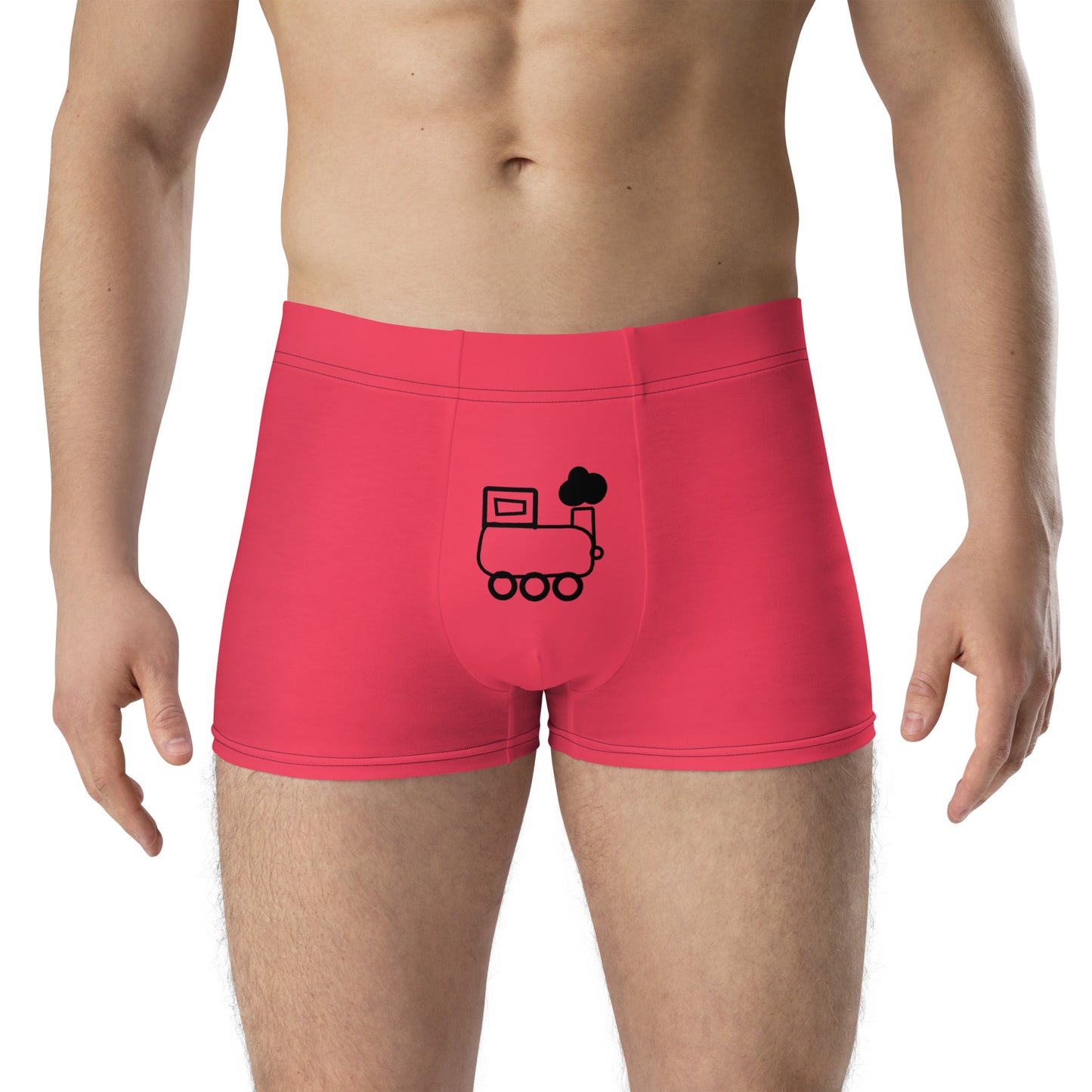 Little Engine That... Pink Boxer Briefs