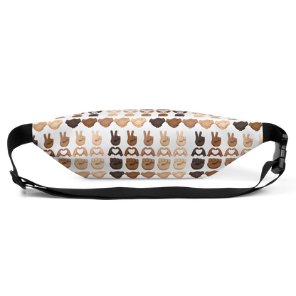 PLURmoji Fanny Pack - White
