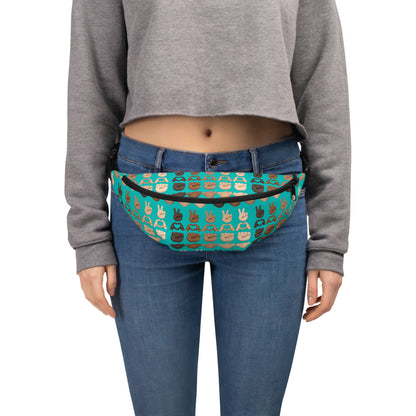PLURmoji Fanny Pack - Teal