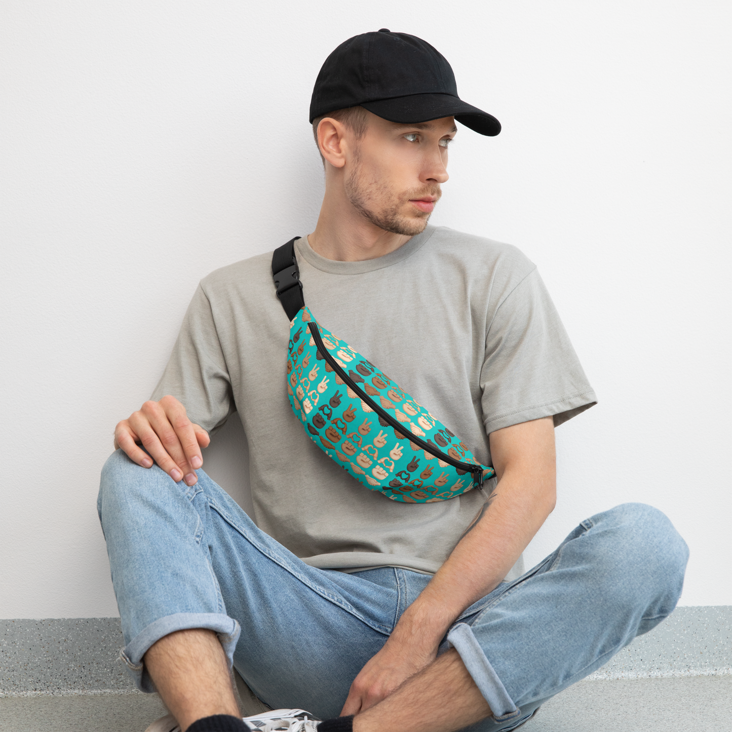 PLURmoji Fanny Pack - Teal