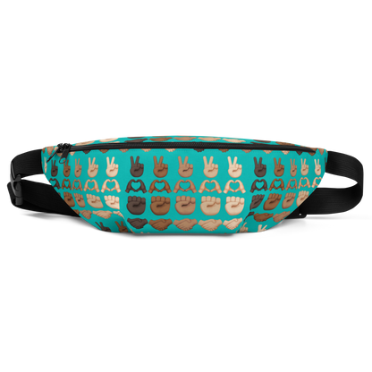 PLURmoji Fanny Pack - Teal