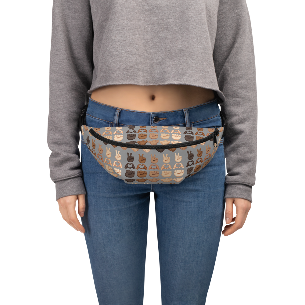 PLURmoji Fanny Pack - Gray
