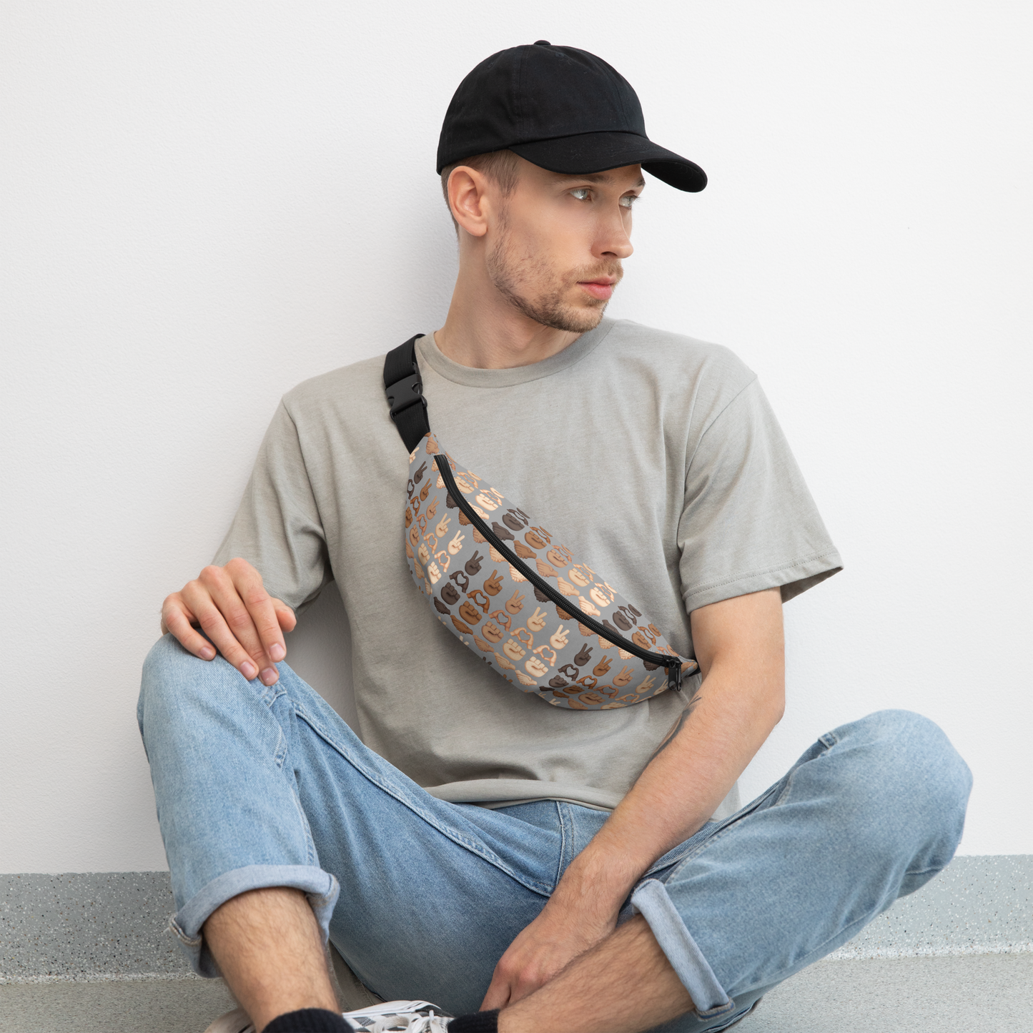 PLURmoji Fanny Pack - Gray