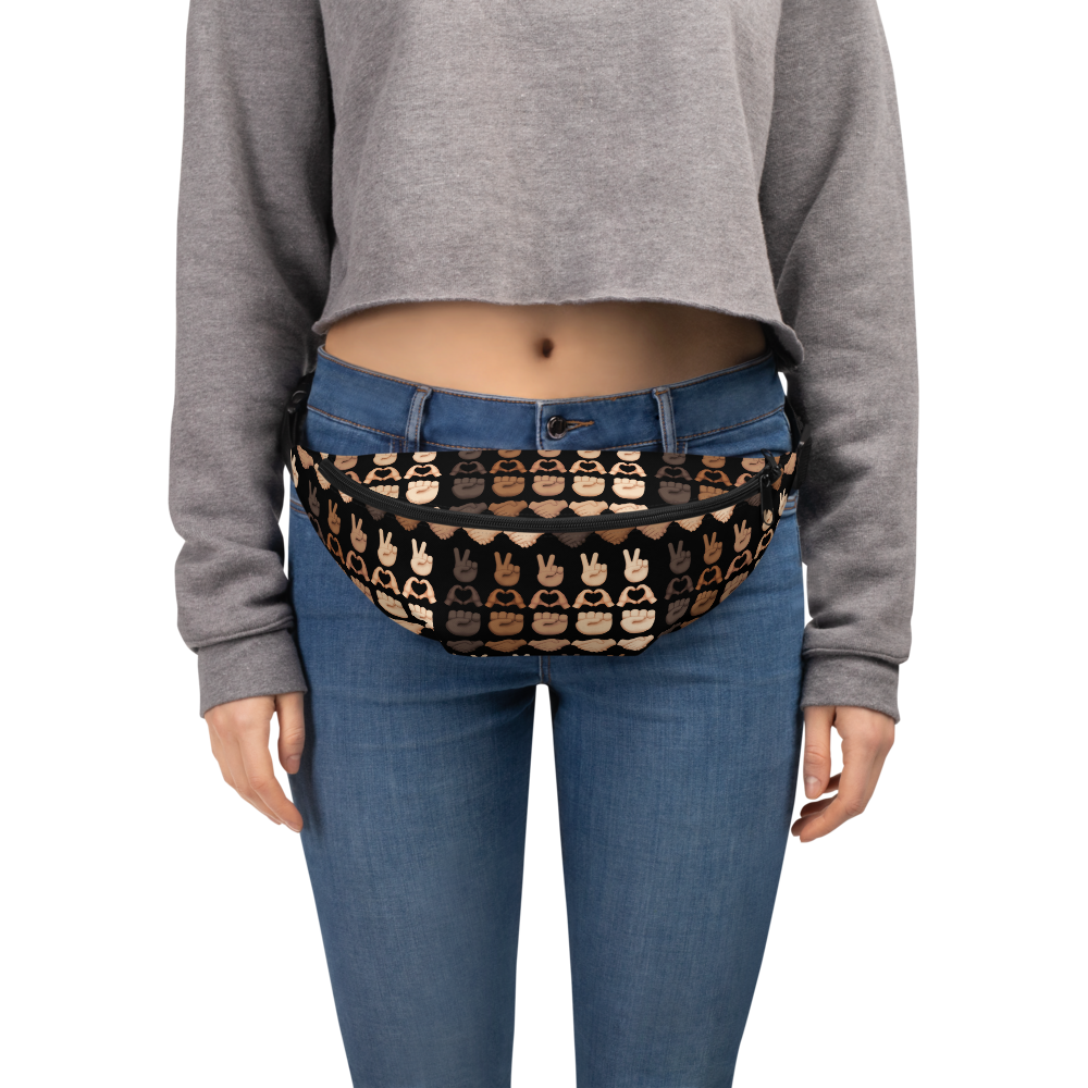 PLURmoji Fanny Pack - Black