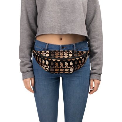 PLURmoji Fanny Pack - Black