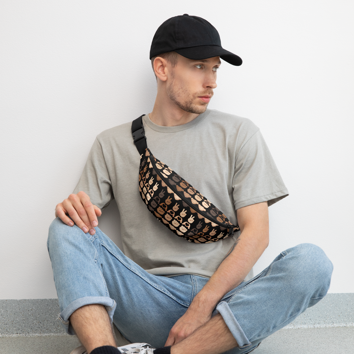 PLURmoji Fanny Pack - Black