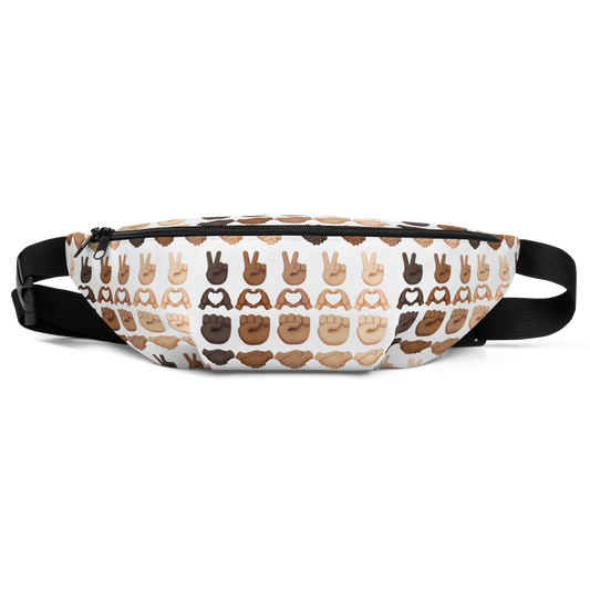 PLURmoji Fanny Pack - White