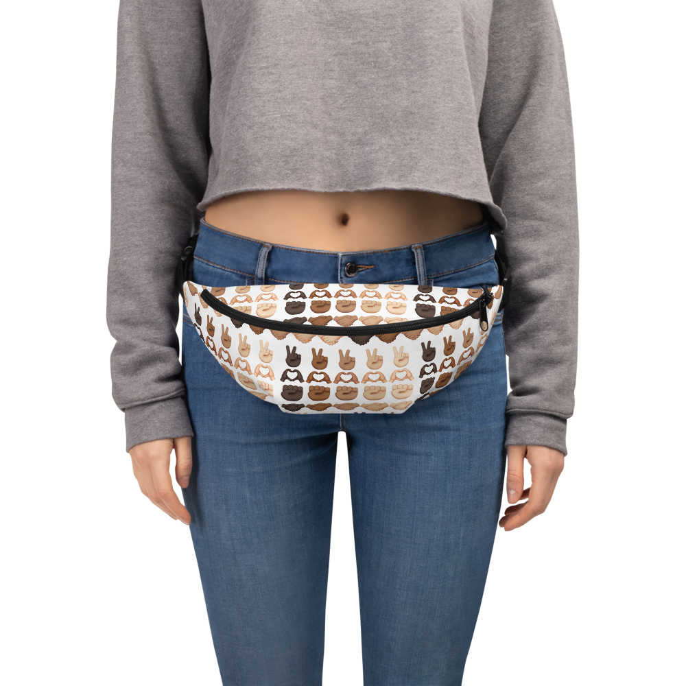 PLURmoji Fanny Pack - White