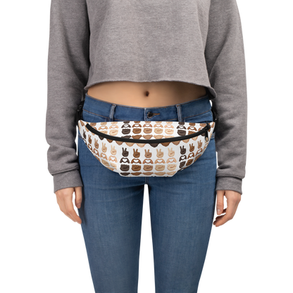 PLURmoji Fanny Pack - White