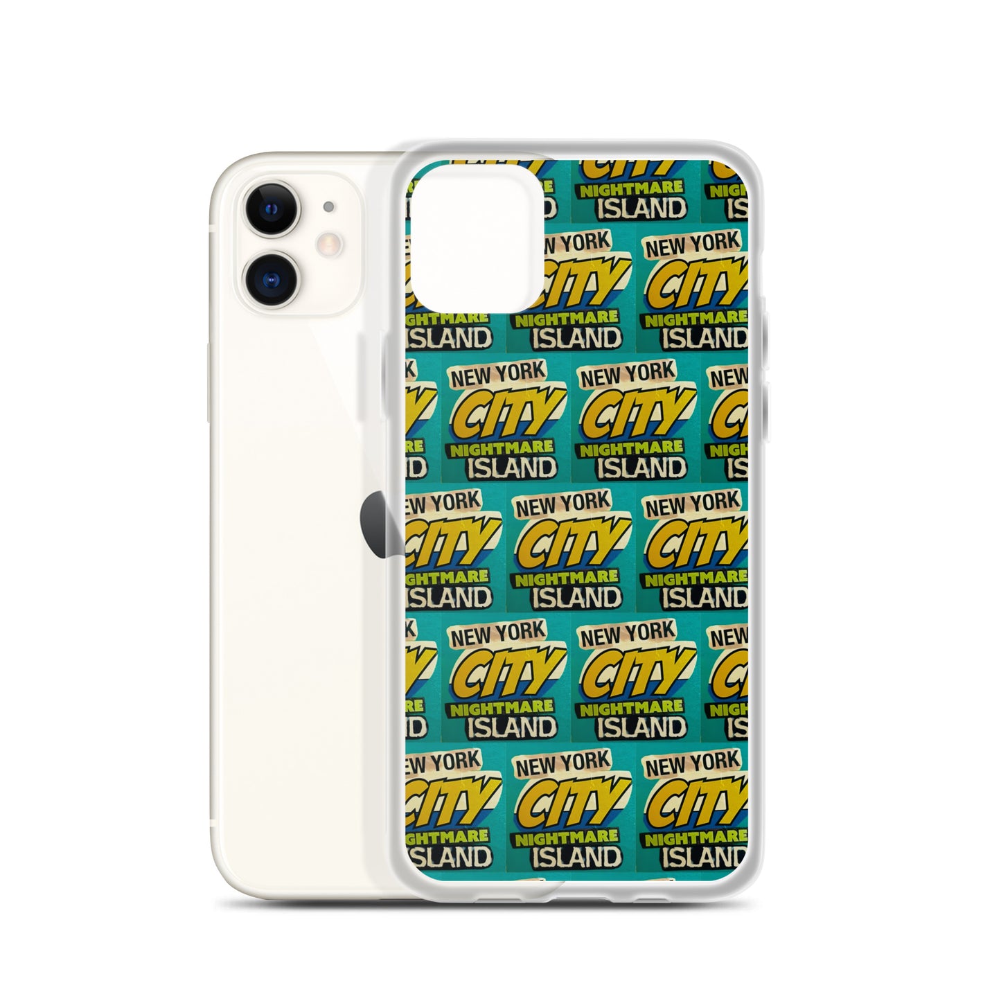 NYC Nightmare Island iPhone Case