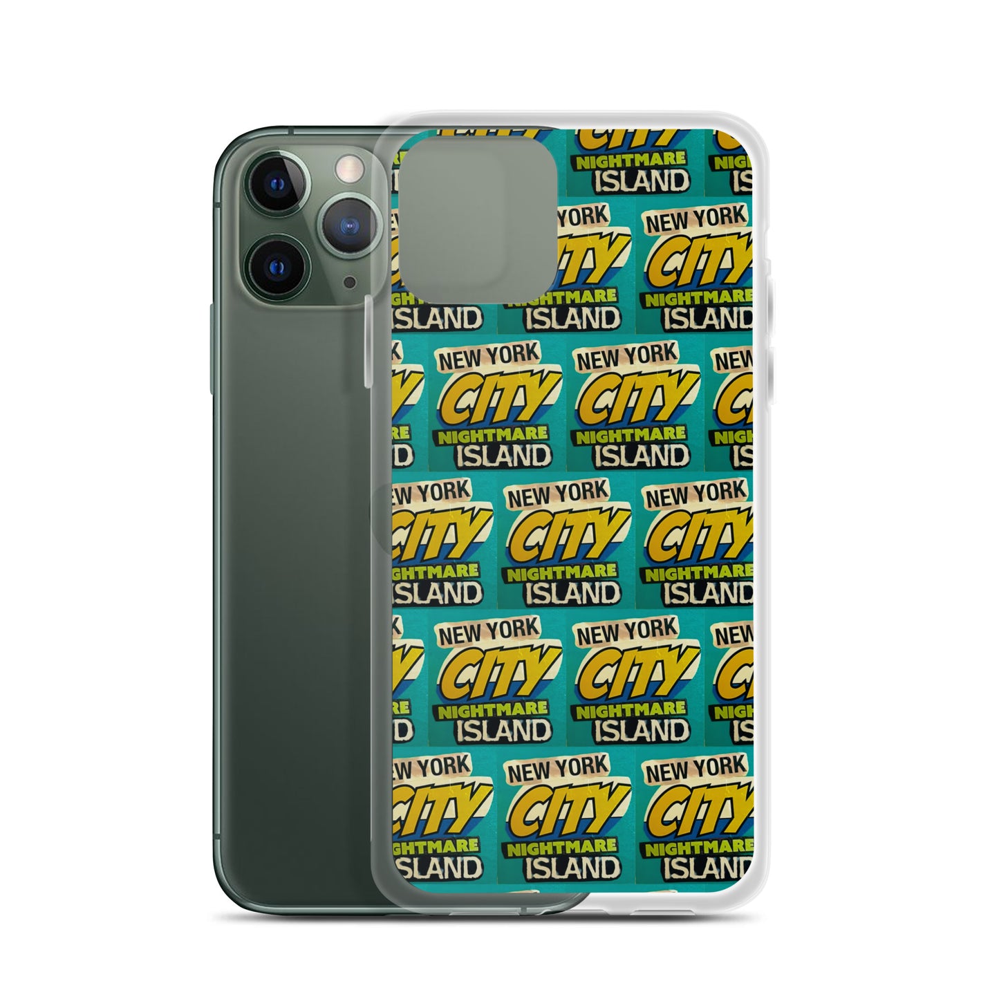 NYC Nightmare Island iPhone Case