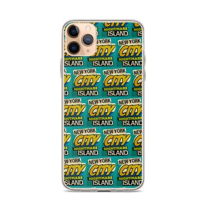 NYC Nightmare Island iPhone Case