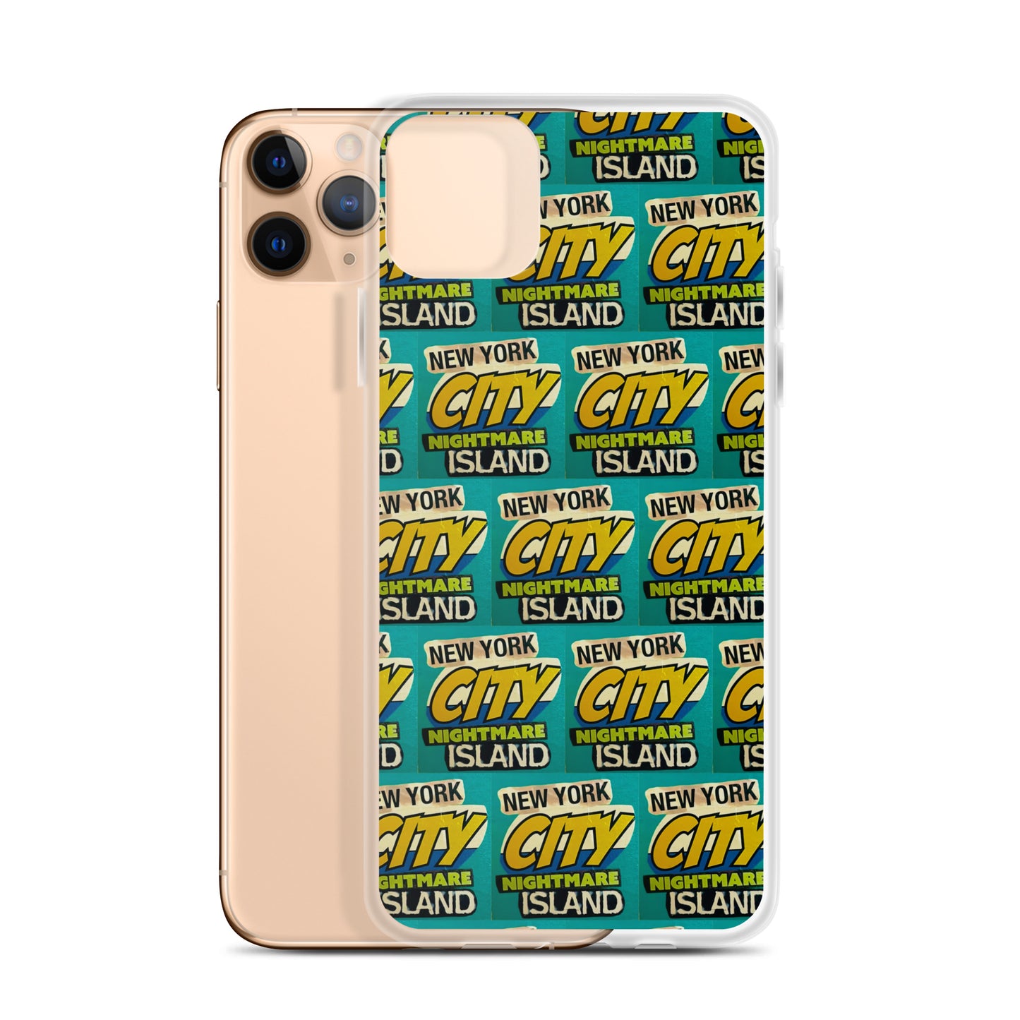 NYC Nightmare Island iPhone Case