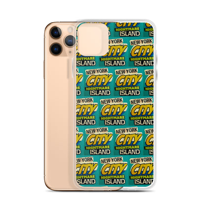 NYC Nightmare Island iPhone Case
