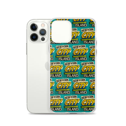 NYC Nightmare Island iPhone Case