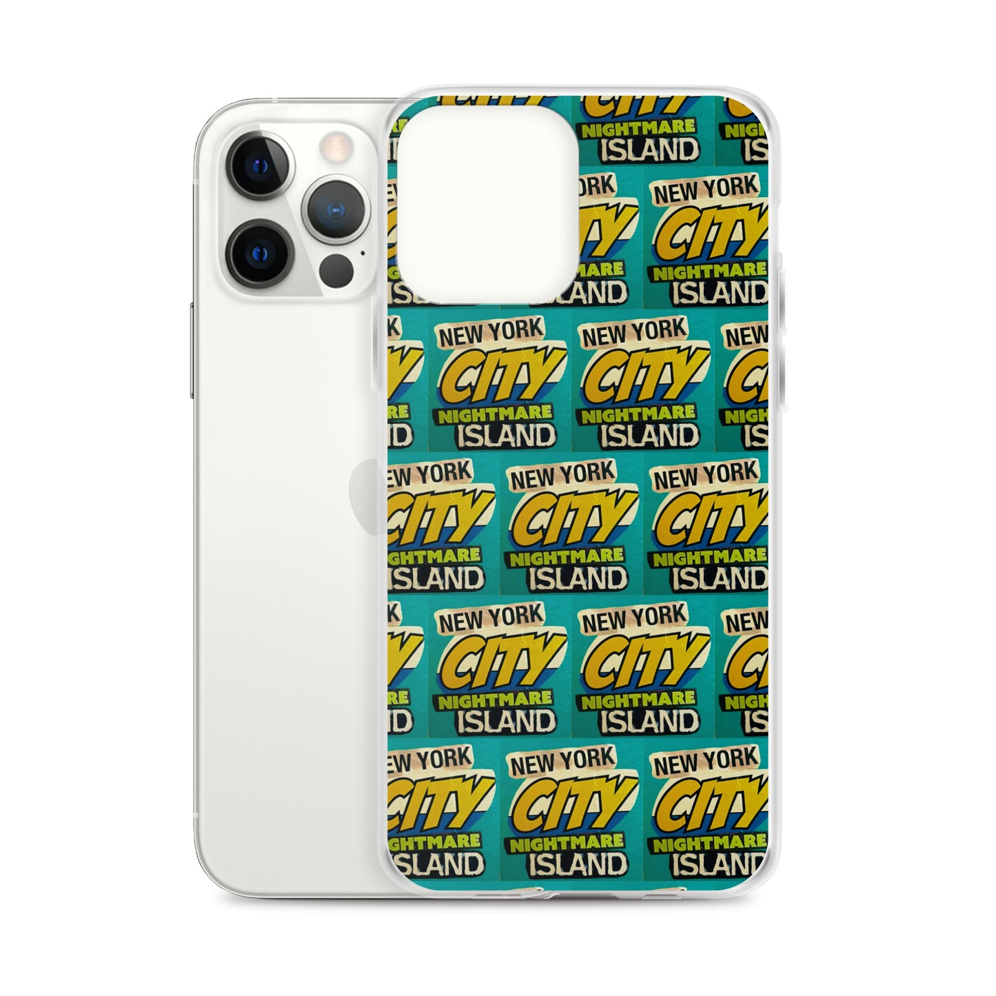 NYC Nightmare Island iPhone Case
