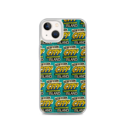NYC Nightmare Island iPhone Case