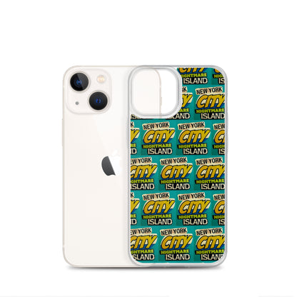 NYC Nightmare Island iPhone Case