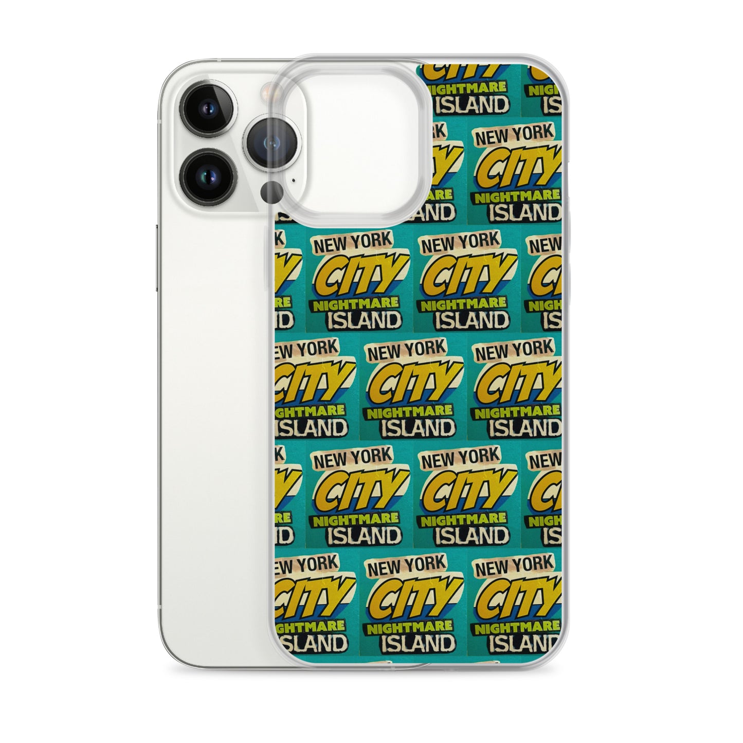 NYC Nightmare Island iPhone Case